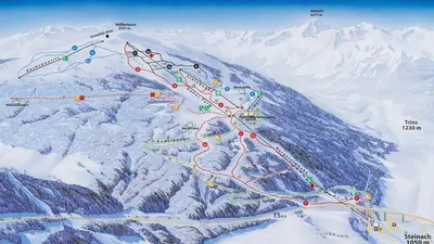 Pistenplan Bergeralm 