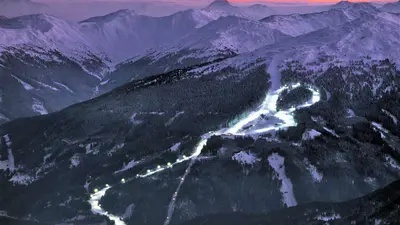 Nachtskilauf an der Bergeralm