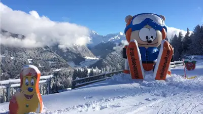 Kinderskischule in der Ski- und Freizeit-Arena Bergeralm