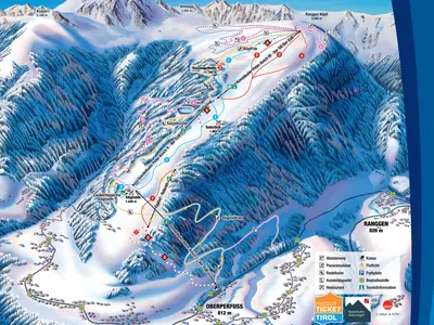 Pistenplan Rangger Köpfl