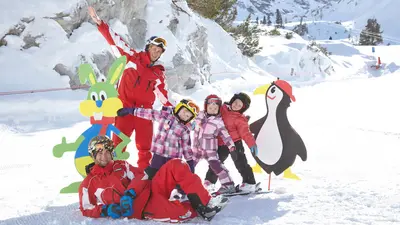 Kinderland im Skigebiet Weisssee