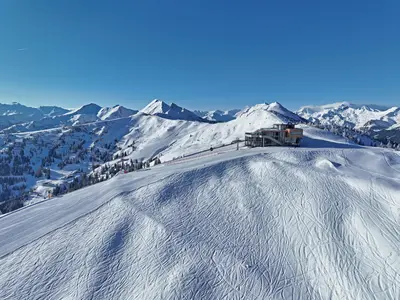 Blick auf die Bergstation der neuen Kieserlbahn © Tourismusverband Großarltal