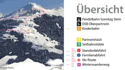 Pistenplan Sonntag
