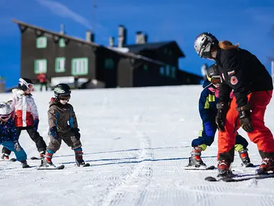 Kinderskikurs auf der Bürgeralpe © Mariazeller Bürgeralpe Seilbahnbetriebs GmbH