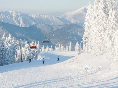 Blick auf eine Piste am Stuhleck © Hannes Gsell