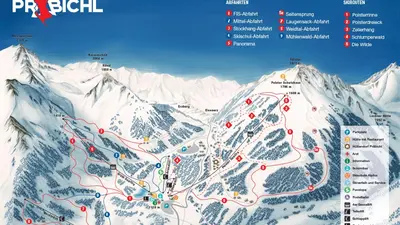 Pistenplan Präbichl