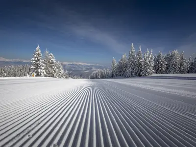 Frisch präparierte Piste am Grebenzen © ikarus.cc