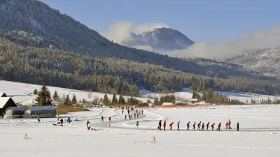 Eislaufen auf dem Weissensee