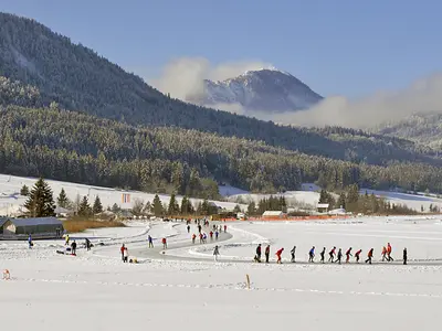 Eislaufen auf dem Weissensee © Kärnten Werbung & SWS
