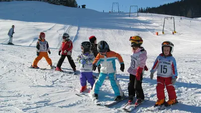 Kinderski auf der Postalm