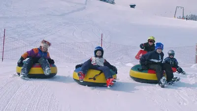 Snowtubing auf der Postalm