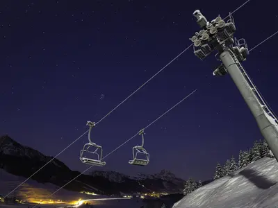 Sesselbahn im Skigebiet Zöblen © TVB Tannheimer Tal / Kleiner Marc