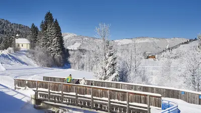 Langlaufloipe bei Zöblen