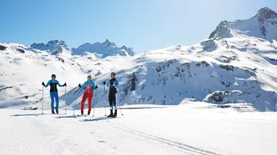 Langlaufen auf der Bielerhöhe