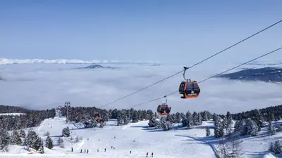 Panoramablick im Skigebiet Kreischberg