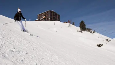 Skifahren an den Elferliften
