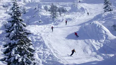Abfahrt am Untersberg