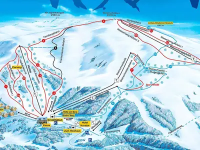 Pistenplan Koralpe