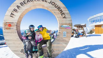 Familien-Skifahren in der Region Seefeld