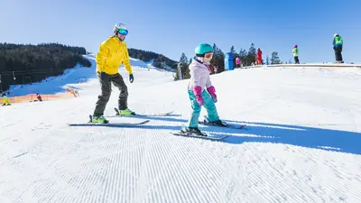 Familien-Skifahren in der Region Seefeld