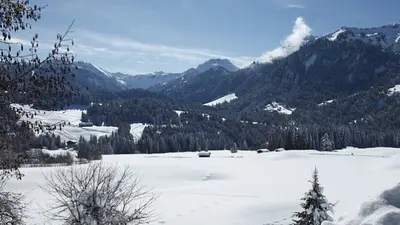 Schnee in Sibratsgfäll