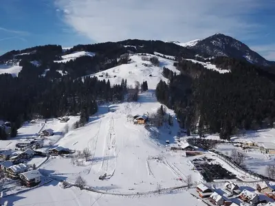 Blick auf das Familienskigebiet in Kötschach-Mauthen © Bergbahnen Vorhegg