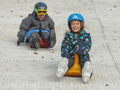 Rodeln auf der Dryslope © Schischule Wien
