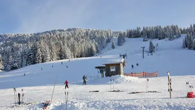Piste im Skigebiet Hochlitten
