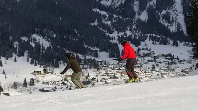 Skifahren am Nesselwängle