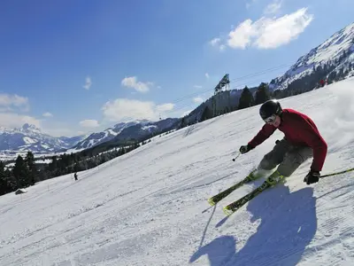Skispaß im Skigebiet Nesselwängle © TVB Tannheimer Tal / Ehn Wolfgang