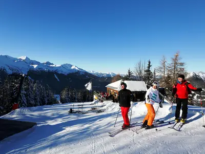 Skifahrer Hohentauern Ski © Tourismusverband Hohentauern / Herbert Raffalt