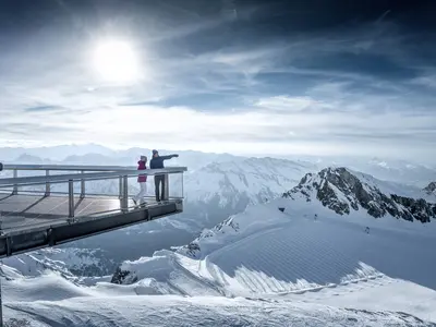 Panoramaplattform am Kitzsteinhorn © Gletscherbahnen Kaprun AG