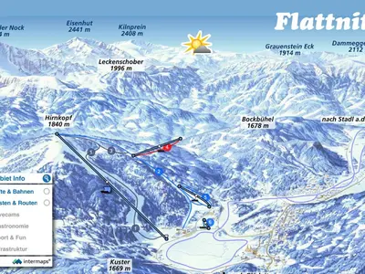 Pistenplan Flattnitz