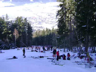 Skipiste beim Skirennen © Schwabenbergarena
