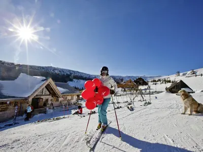 Winterlandschaft im Lachtal © Murtal Seilbahnen Betriebs GmbH