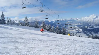 Abfahrt am Kellerjoch