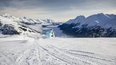 Skifahren am Arlberg