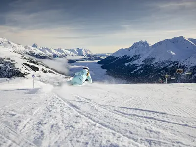 Skifahren am Arlberg © Arlberger Bergbahnen - Ski Arlberg