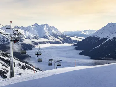 Über dem Nebelmeer in Ski Arlberg © Arlberger Bergbahnen - Ski Arlberg