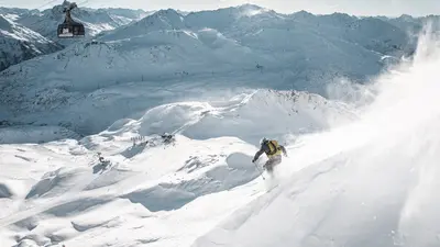 Skifahren am Arlberg