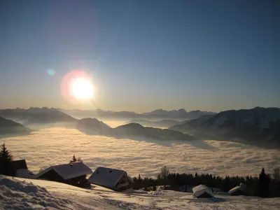 Nebel im Tal der Emberger Alm © TVB Berg im Drautal