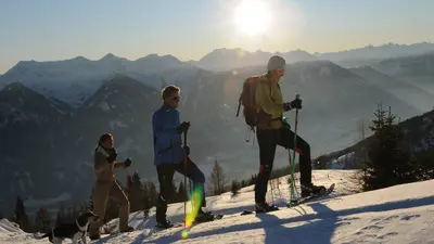 Schneeschuhwandern an der Emberger Alm