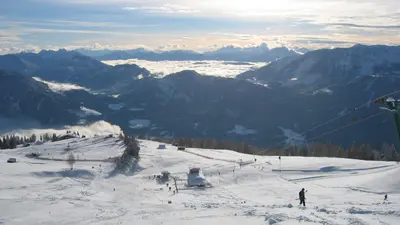Blick auf die Emberger Alm