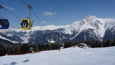 Gondelbahn im Skigebiet Schöneben-Haideralm