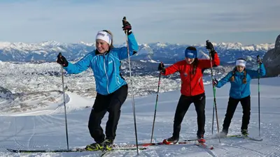 Langläufer in Schladming Dachstein