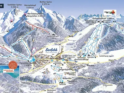 Pistenplan Geigenbühellift und Birkenlift