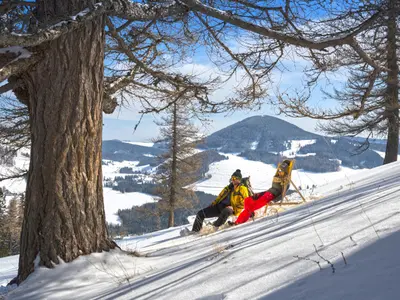 Winterpause im Almenland © B. Bergmann