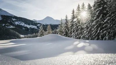 Winterlandschaft in Nauders