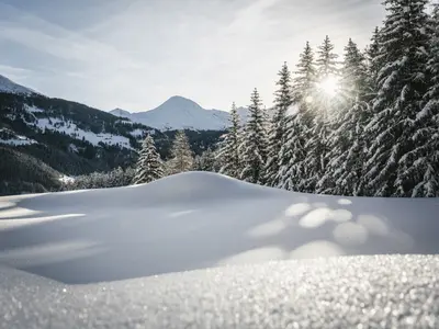 Winterlandschaft in Nauders © TVB Tiroler Oberland-Nauders / Flo Albert