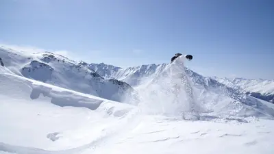 Snowboarden in Nauders